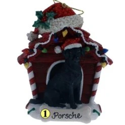 Black Labrador Retriever Doghouse