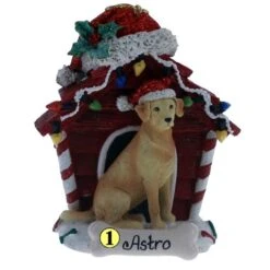 Yellow Labrador Retriever Doghouse