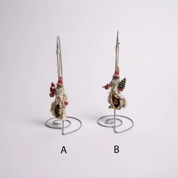 Birch African American Santa Ornament 3 Birch African American Santa Ornament