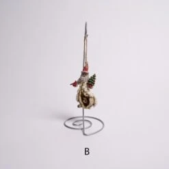 Birch African American Santa Ornament 7 Birch African American Santa Ornament -Esquire Shop E0628 3