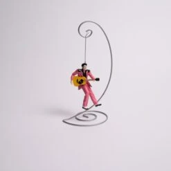 Elvis In Pink Suit Ornament