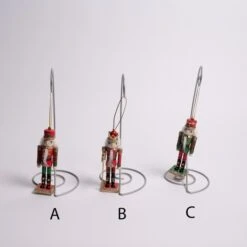 Plaid Nutcracker Ornament