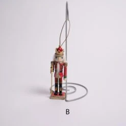 Plaid Nutcracker Ornament -Esquire Shop F2191 3