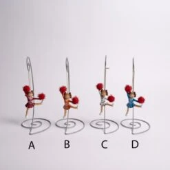 Cheerleader Ornament -Esquire Shop J8630 1