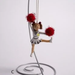 Cheerleader Ornament -Esquire Shop J8630 4