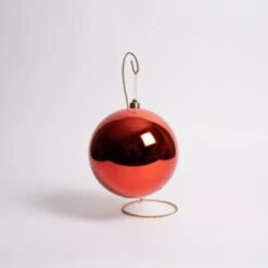 200mm Red Shiny Ball Ornament