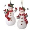 Snowman And Cardinals Ornament 1 Snowman And Cardinals Ornament -Esquire Shop MTX63445 1