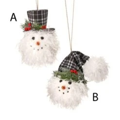 8 INCH BUFFALO SNOWMAN HEAD