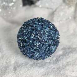 5in Midnight Blue Sequin Ball