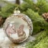 Glass Birch Log Ball Ornament