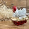 Glass Chicken On Nest Ornament -Esquire Shop MTX66606 1