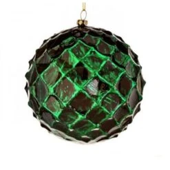 Emerald Honeycomb Ball