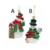 Noble Gems Snowman Ornament