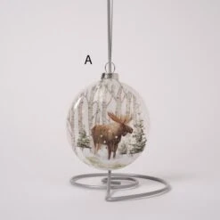 Glass Forest Critter Ornament -Esquire Shop TC00590 2