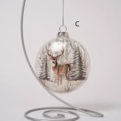 Glass Forest Critter Ornament -Esquire Shop TC00590 4