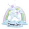 Unicorn And Rainbow Ornament -Esquire Shop W8457 p