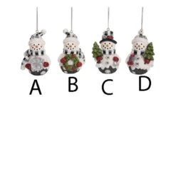 Buffalo Check Snowman