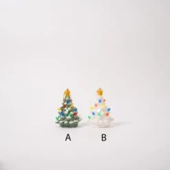 Ceramic Lite Tree Ornament -Esquire Shop Y7774 2