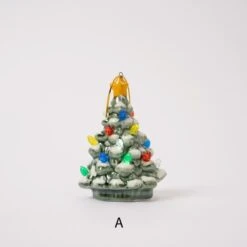 Ceramic Lite Tree Ornament -Esquire Shop Y7774 3